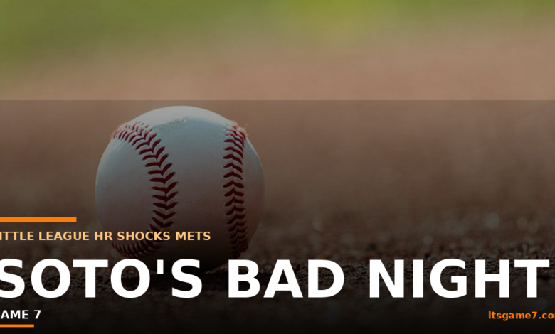 Juan Soto and the Mets Gave Up the Most Embarrassing Little League Home Run You'll See All Year 1