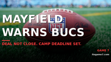 Baker Mayfield Sends Warning to Buccaneers as Contract Talks Stall. Training Camp Deadline Looms 1