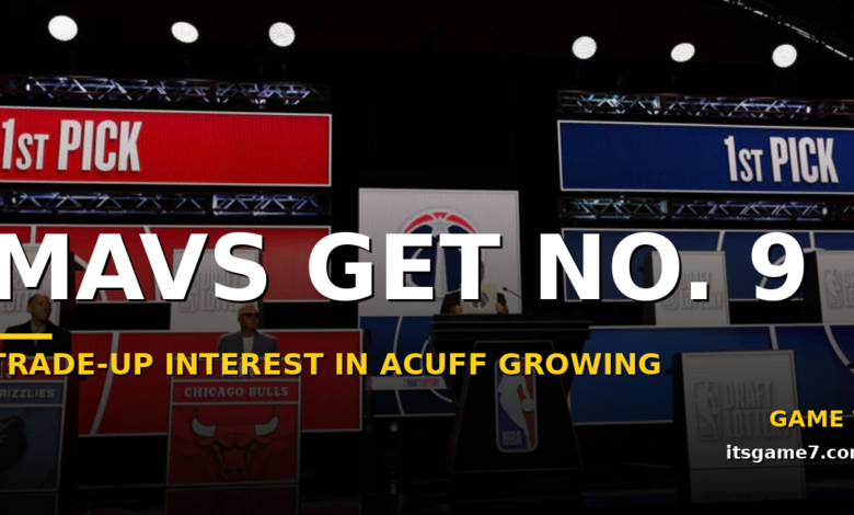 Mavericks Land 9th Pick in NBA Draft. How Dallas Builds Around Cooper Flagg Just Got Clearer 1