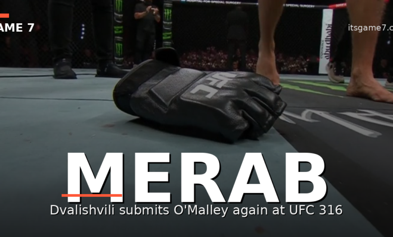 Merab Dvalishvili Crushes Sean O'Malley in Rematch to Defend UFC Bantamweight Title 1