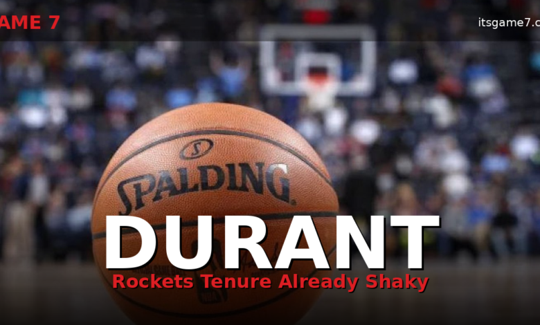 Kevin Durant Future With Rockets In Question: Was The Houston Trade A Mistake? 1
