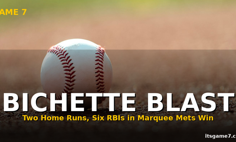 Bo Bichette's Grand Slam Powers Mets to Win Over Braves in Bronx Showdown