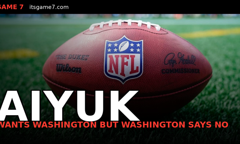 Brandon Aiyuk Wants the Commanders Bad and the Commanders Want No Part of Him 1