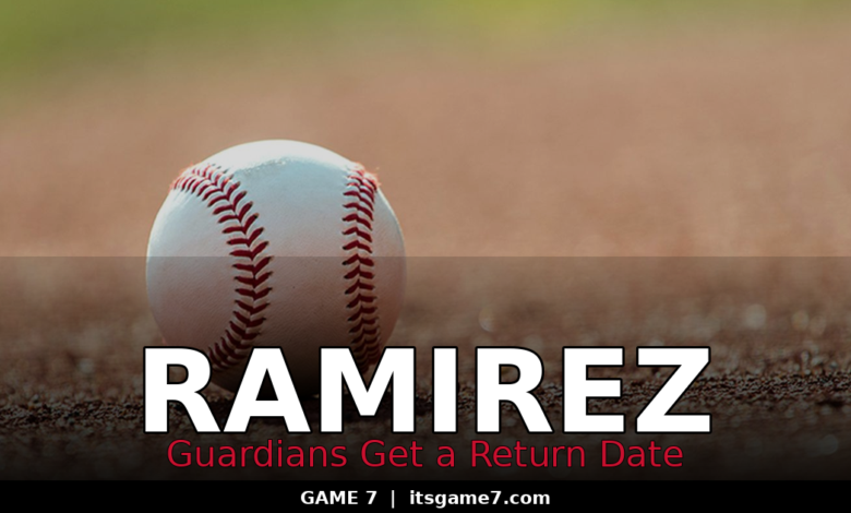 Jose Ramirez Sets His Return From Surgery. The Guardians Get Their Star Back Sooner Than Expected. 1