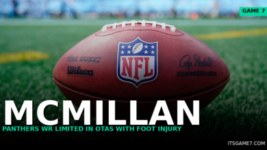 Tetairoa McMillan Has a Foot Injury. The Reigning OROY Is Sidelined for Panthers OTAs.