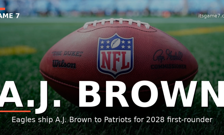Eagles Finally Trade A.J. Brown to the Patriots in Blockbuster Wide Receiver Deal 1