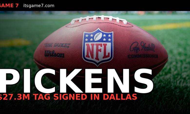 George Pickens Signed His $27.3 Million Franchise Tag and the Cowboys Just Bought Themselves a Problem 1