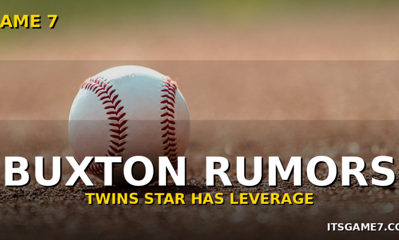 Byron Buxton Trade Rumors Are Heating Up. The Twins Star Holds All the Cards. 1