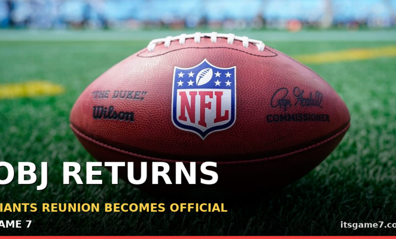 Odell Beckham Jr. Returns to the New York Giants on a One-Year Veteran Minimum Deal 1