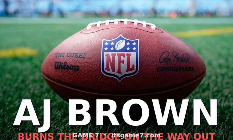 AJ Brown Left a Brutal Parting Message at the Eagles Facility After Patriots Trade 1