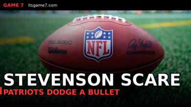 Rhamondre Stevenson Avoids Injury in Charity Softball Collision With Matt Rife