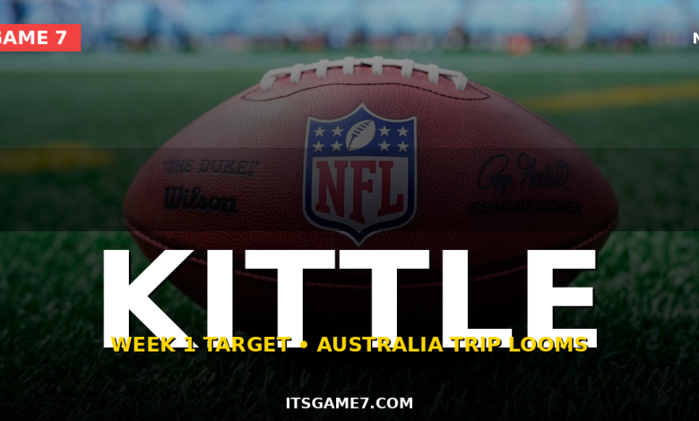 George Kittle Is Targeting Week 1 Against the Rams. The Australia Trip Is the Wild Card 1