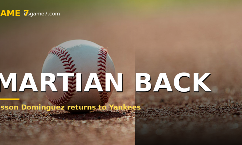 Jasson Dominguez Returns to Yankees: The Martian Lands Just in Time