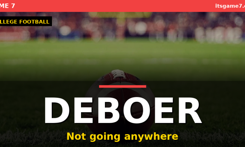 Kalen DeBoer Shuts Down Penn State Rumors: 'There's Never Been Any Link' 1