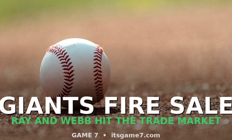 The San Francisco Giants Fire Sale Is Coming: Robbie Ray and Logan Webb Could Both Be on the Move 1