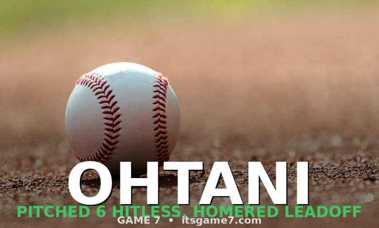 Shohei Ohtani Just Did Something No Pitcher Has Done Since 2015: Six Hitless Innings and a Home Run 1