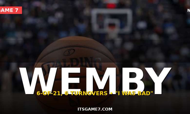 Victor Wembanyama Called Himself "Bad" After NBA Finals Game 1. The Spurs Should Be Worried 1