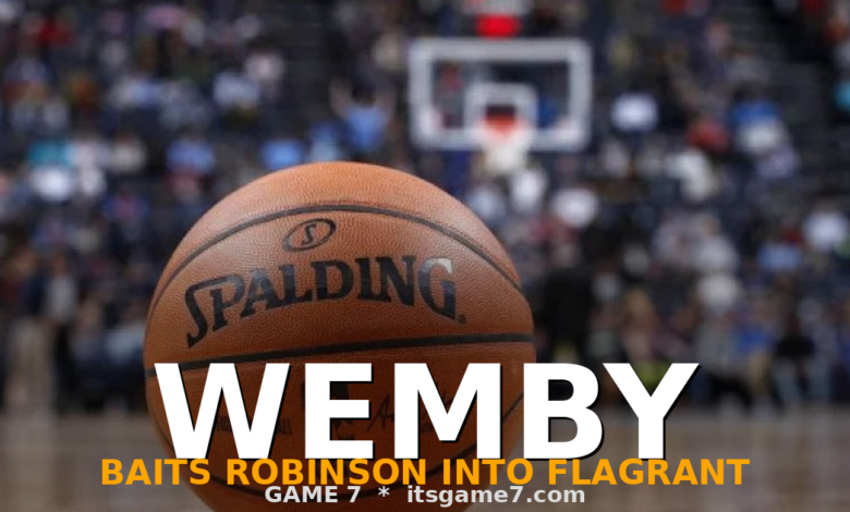 Victor Wembanyama Trolled Mitchell Robinson Into a Flagrant Foul During Game 4 1