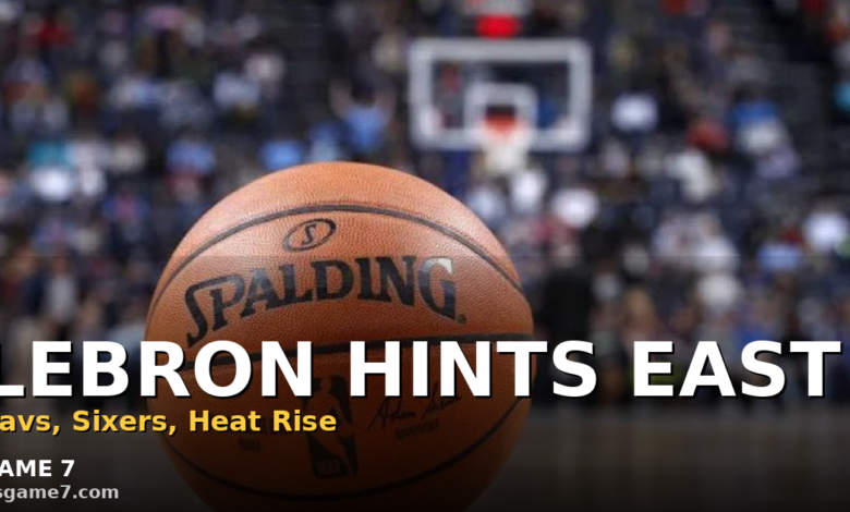 LeBron James Just Dropped a Huge Hint About Where He's Playing Next Season