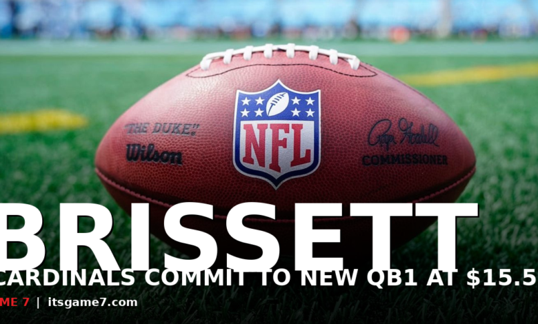 Mike LaFleur Names Jacoby Brissett QB1 After Cardinals Rework His Deal for $15.5M