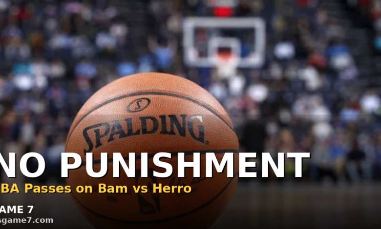 NBA Won't Punish Bam Adebayo or Tyler Herro for Their Ugly Miami Heat Altercation