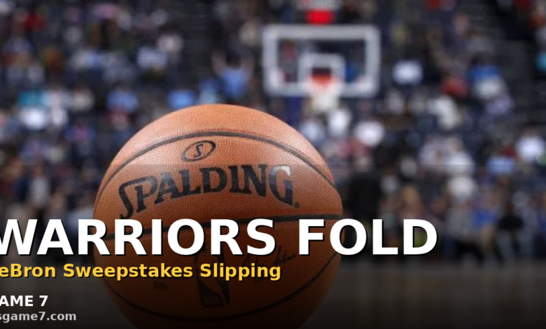 The Warriors Are Basically Admitting They've Lost the LeBron James Sweepstakes