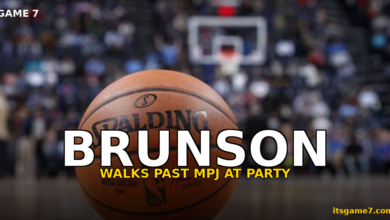 Jalen Brunson Walks Right Past Michael Porter Jr. At Justin Bieber Party
