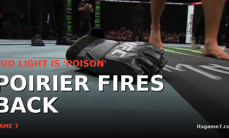 Dustin Poirier Calls Bud Light 'Poison' After Sponsor Dropped Him Over Airport Arrest 1