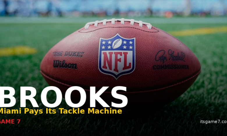 Dolphins Sign Jordyn Brooks to Three-Year, $51.3 Million Extension: Miami Locks In the NFL's Tackle Leader