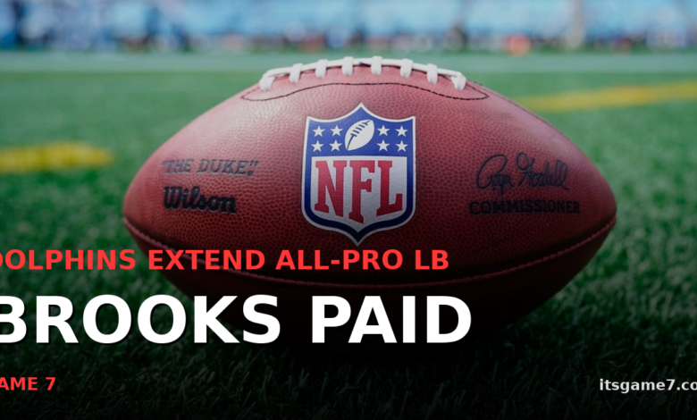 Dolphins Lock Up All-Pro LB Jordyn Brooks With a Big Extension 1