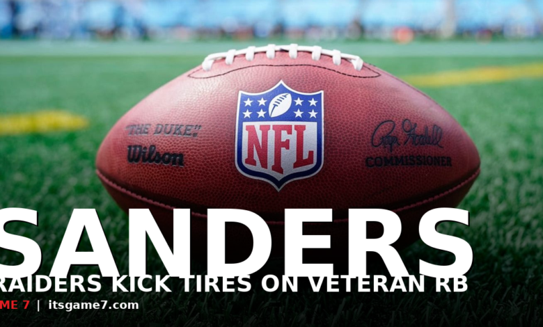 Miles Sanders Works Out For Raiders, Vegas Kicks The Tires On Veteran RB