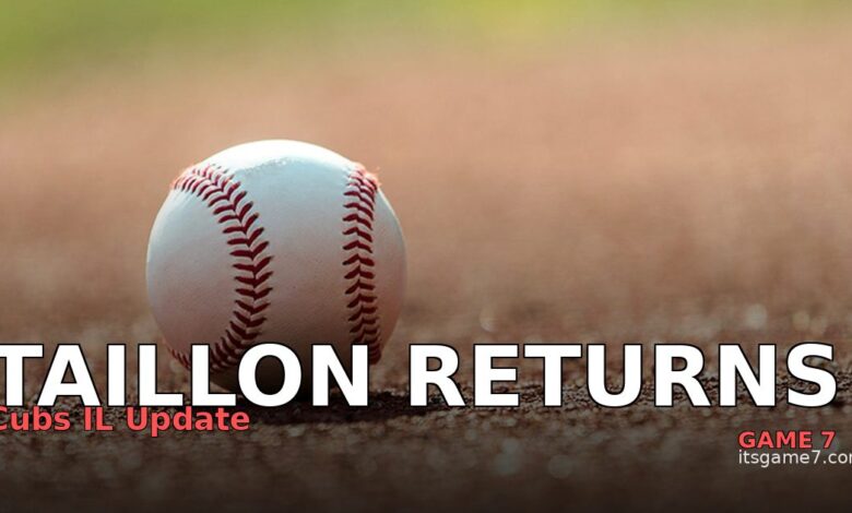 Cubs Get Jameson Taillon Back Off the IL as Rotation Starts Rebuilding