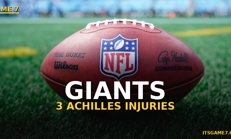 Giants Rocked by Three Achilles Injuries in Brutal Start to Harbaugh Era 1