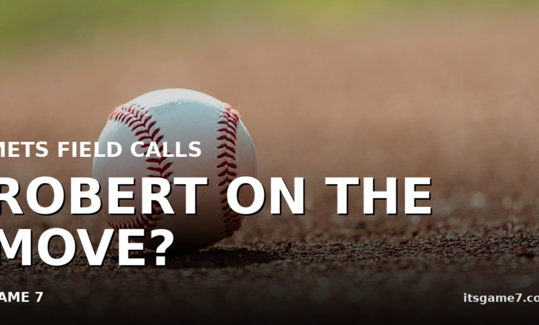Mets Field Trade Calls on Luis Robert Jr. Just Days After His Return From Injury 1