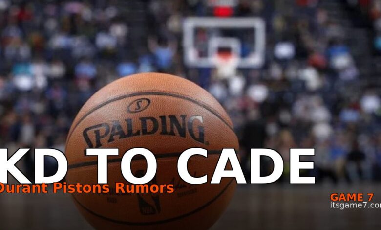 Kevin Durant Wants to Team Up With Cade Cunningham, and Rockets Aren't Closing the Door