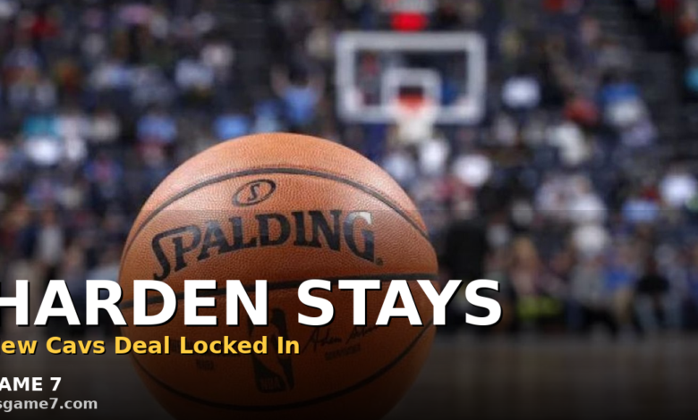 James Harden Is Officially Staying in Cleveland on a New Cavaliers Contract