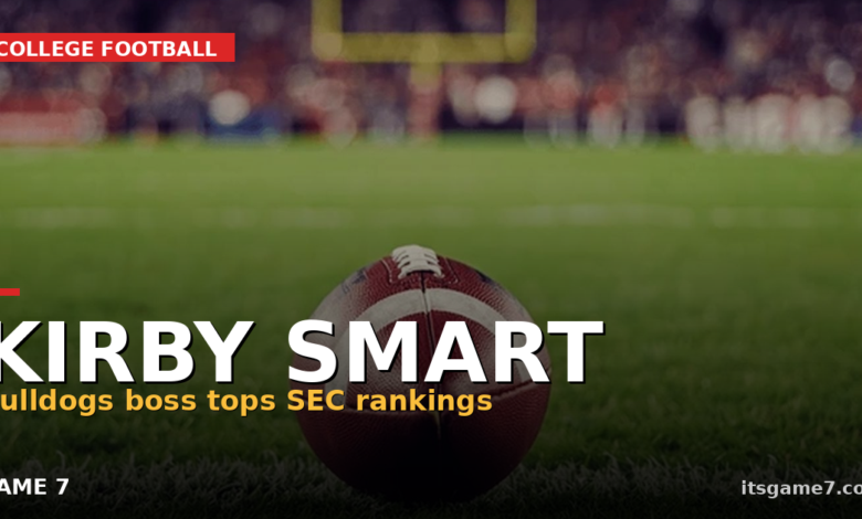 Kirby Smart Ranked No. 1 SEC Coach Entering 2026 as Georgia Prepares for Media Days