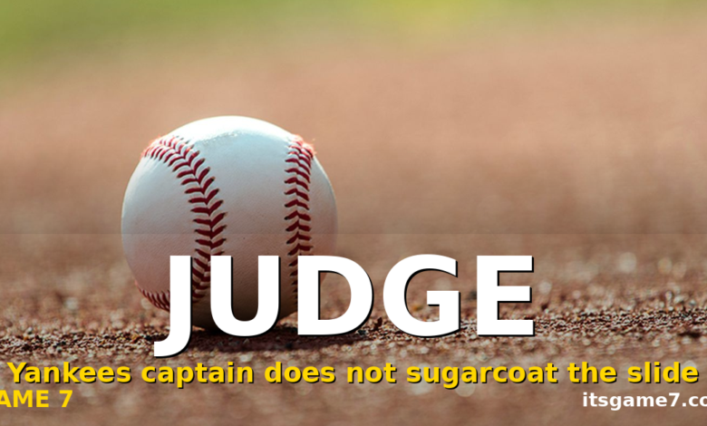 Aaron Judge Offers Blunt Take on Yankees Ugly June Slump