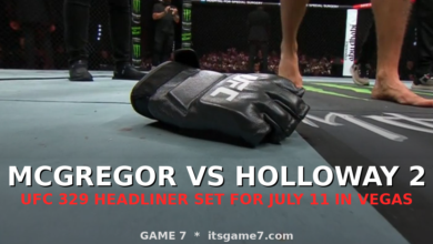 Conor McGregor vs. Max Holloway 2 Is Officially Set for UFC 329. Buckle Up. 1