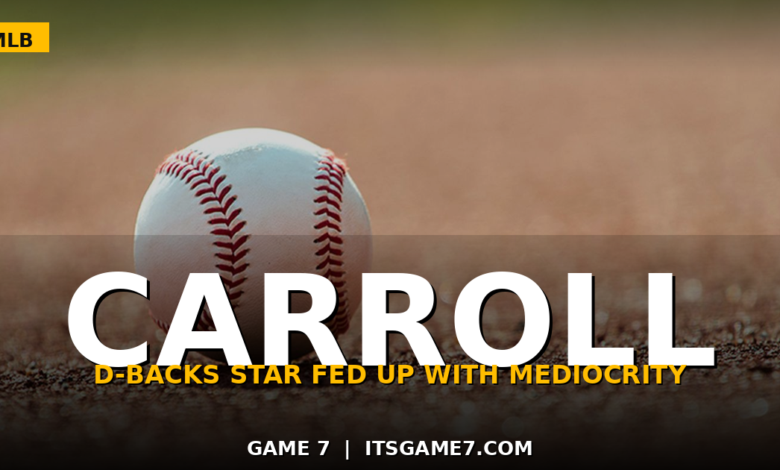 Corbin Carroll Bluntly Calls Out Diamondbacks: 'We're Not Playing the Way We Need To' 1