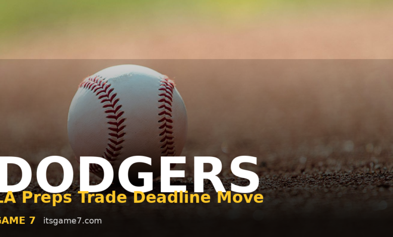 Dodgers Are Prepping a Blockbuster: Which Trade Deadline Target Is Actually in Play? 1
