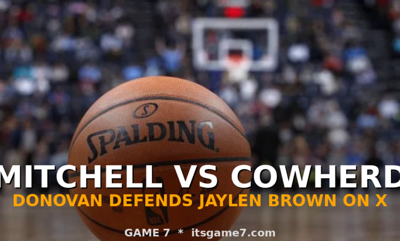 Donovan Mitchell Fires Back at Colin Cowherd Over Jaylen Brown Comments 1