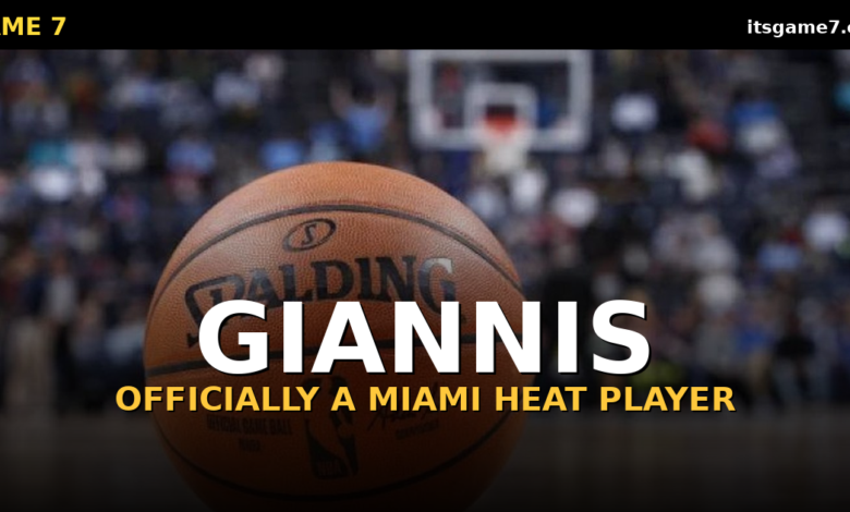 Giannis Antetokounmpo Is Officially a Miami Heat Player. Pat Riley Just Won the Offseason. 1