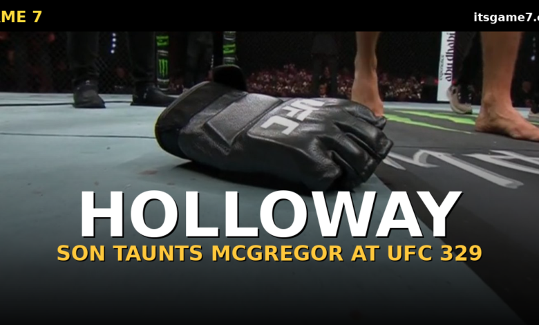 Max Holloway's Son Roasts Conor McGregor After UFC 329 Blowout 1