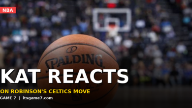 Karl-Anthony Towns Reacts to Mitchell Robinson Signing With Celtics: 'I Don't Know if I Can Even Look at Him' 2