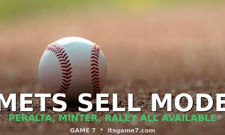 Mets Set to Sell at the Trade Deadline. Freddy Peralta Headlines the Fire Sale. 1