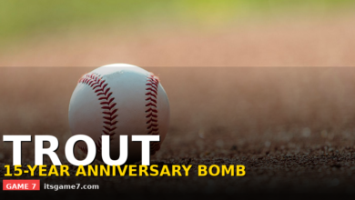 Mike Trout Celebrates 15 Years in MLB With a 438-Foot Bomb 1