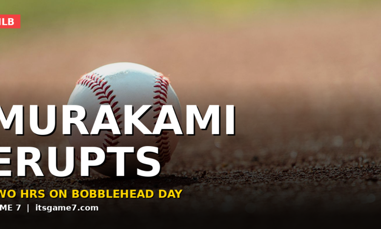 Munetaka Murakami Hits Two Home Runs on His Bobblehead Day, Drives In Career-High Six for White Sox 1