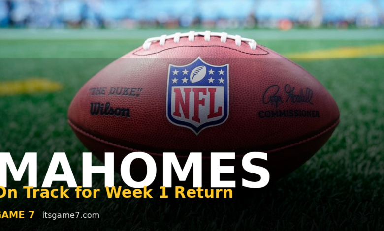 Patrick Mahomes On Track for Week 1: What the Chiefs Just Said About His Recovery 1