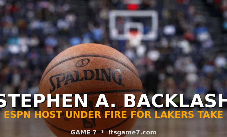 Stephen A. Smith Faces Backlash Over Racial Comments About the Lakers' Roster 1